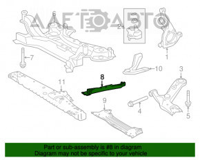 Amplificatorul de bara fata stanga pentru Lexus NX200t NX300 15-21, nou, original OEM