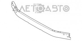 Amplificatorul de bara fata pentru BMW X1 F48 16-22, superior, nou, neoriginal.