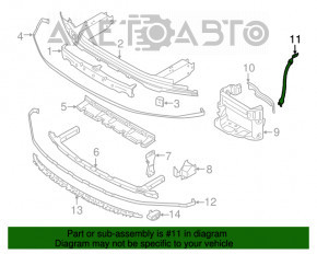 Montura ochelarului stânga BMW 7 G11 G12 16-22