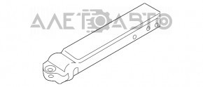 Colțul amplificatorului de bara de protecție față stânga BMW X1 F48 16-19 înainte de nou original OEM