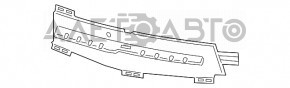 Insertie grila inferioara bara fata stanga BMW 5 G30 17-20 nou original OEM