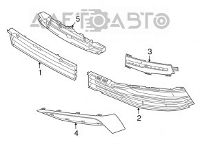 Cadru dreapta PTF BMW 5 G30 17-20 negru lucios