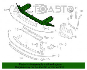 Amplificatorul de bara fata pentru BMW 5 G30 17-23