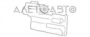 Suportul absorbantului inferior al spoilerului frontal drept BMW 5 G30 17