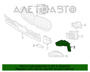 Cadru far stanga BMW X5 19- nou OEM original