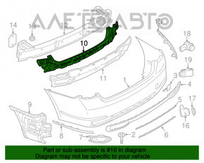 Suportul central pentru bara spate BMW 7 G11 G12 16-19