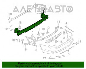 Amplificatorul pentru bara spate BMW 5 G30 17-23