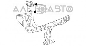 Suportul pentru bara spate sub stopul stânga BMW X1 F48 16-22