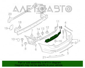 Рама заднего бампера BMW 5 G30 17-20 новый OEM оригинал