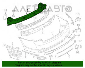 Intarire bara spate BMW 7 G12 16-22