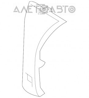 Capacul de bara fata centrala pentru BMW 7 G11 G12 16-19 pentru camera noua, neoriginala BAPMIC.