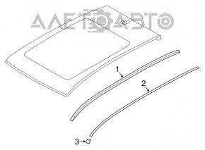 Рейлинги продольные BMW X1 F48 16-22 хром