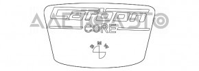 Emblema stâlpului central CARBON CORE exterior dreapta BMW 7 G11 G12 16-22