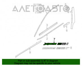 Эмблема надпись двери "X DRIVE 28i" передняя левая BMW X1 F48 16-18
