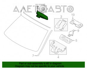 Oglindă interioară cu auto-întunecare pentru BMW X3 G01 18-21