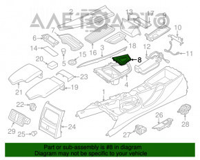 Накладка на шифтер АКПП BMW 3 F30 12-18 новый OEM оригинал