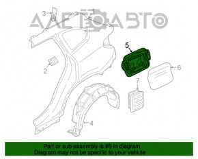 Корпус лючка бензобака BMW X1 F48 16-22