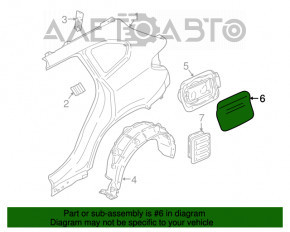 Capacul rezervorului de combustibil complet asamblat cu carcasă BMW X1 F48 16-22