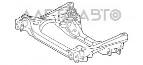 Подрамник передний Lexus LS460 07-12 rwd