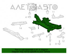 Подрамник передний Lexus Hs250h 10-12