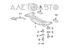 Bara spate pentru Toyota Solara 2.4 04-08.