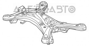 Bara spate pentru Lexus RX350 10-13 AWD ruginită.