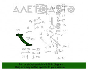 Bara spate pentru Lexus RX400h 06-08 FWD