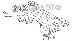 Подрамник задний Lexus NX200t NX300 15-21