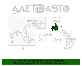 Rulment de presiune frontal stânga Honda Insight 19-22