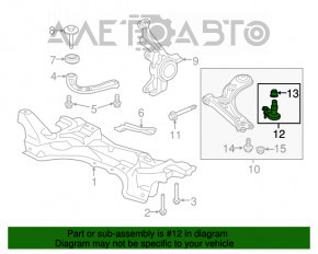 Rulmentul de direcție stânga pentru Honda HR-V 16-22, nou, original OEM