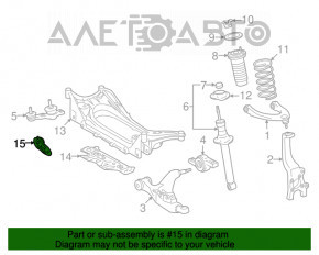 Capacul de protecție a suspensiei față dreapta pentru Lexus GS300 GS350 GS430 GS450h 06-11 RWD