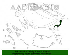 Capota stângă a BMW i3 14-20, nouă, originală OEM