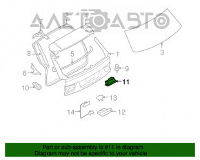 Ручка с кнопкой открытия крышки багажника BMW 335i e92 07-13