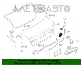 Скоба замка крышки багажника BMW 7 G11 G12 16-22