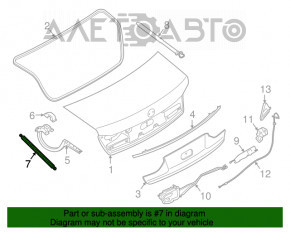 Deschidere capac portbagaj stânga BMW 7 G11 G12 16-19