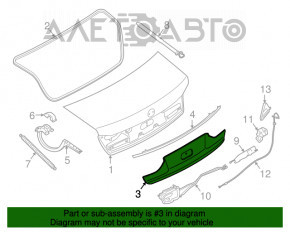 Накладка крышки багажника BMW 7 G11 G12 16-19