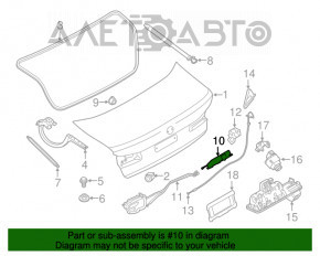 Blocare capac portbagaj BMW 5 G30 17-23