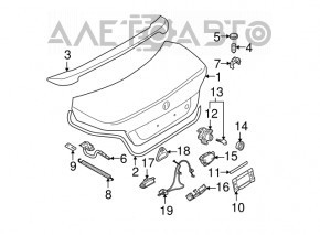 Blocare portbagaj BMW 335i e92 07-13