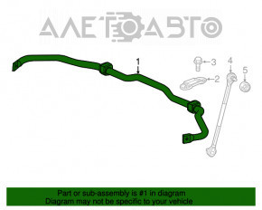 Stabilizatorul frontal pentru Honda CRV 17-22 AWD 23mm