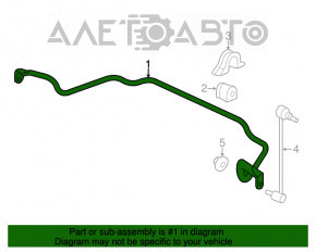 Bară stabilizatoare față Acura MDX 14-20 24mm