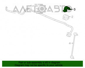 Suportul de fixare a stabilizatorului frontal dreapta pentru Acura ILX 13-