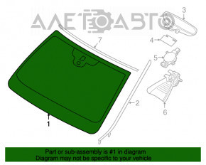 Parbriz BMW X1 F48 16-22 cu senzor de ploaie