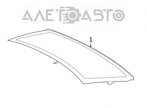 Стекло заднее BMW 7 G11 G12 16-22