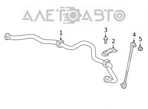 Bară stabilizatoare față dreapta Honda Accord 18-22 nouă OEM originală