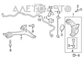 Biela stabilizator fata stanga Acura TLX 15 - nou original OEM