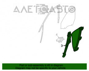 Geam electric cu motor fata dreapta BMW X1 F48 16-22