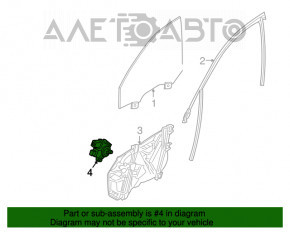 Мотор стеклоподъемника передний правый BMW 7 G11 G12 16-19