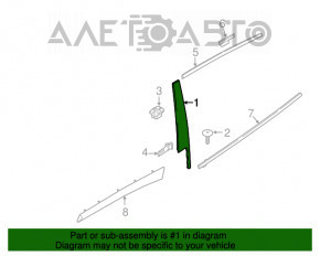 Capac usa spate stanga BMW X1 F48 16-22 zgarieturi