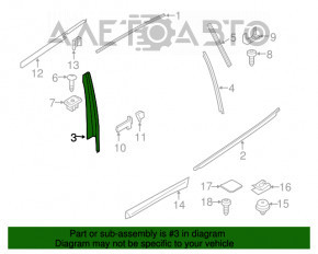 Capac usa spate stanga BMW X3 G01 18-21 fata, material