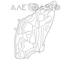 Ridicator electric geam dreapta spate BMW 7 G12 16-22